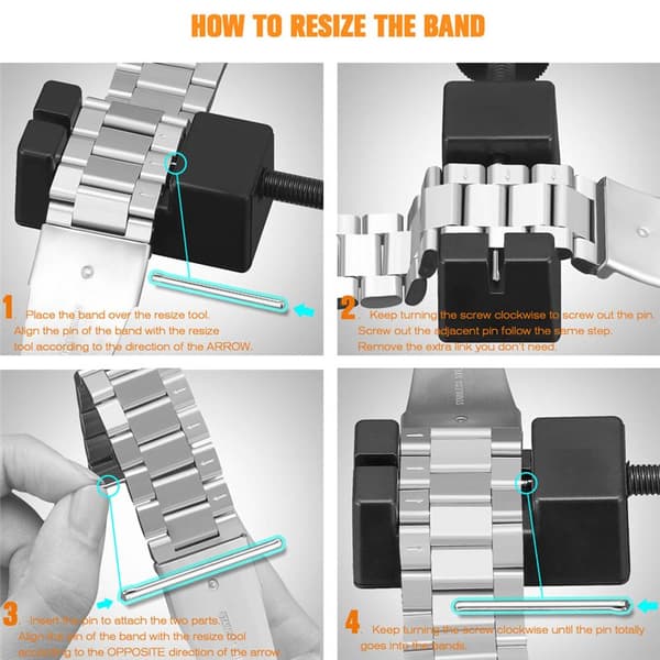 Urrem rustfri stÃ¥l til Amazfit GTS 3 - Rose