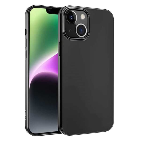 Silikone cover til Apple iPhone 14 - Sort