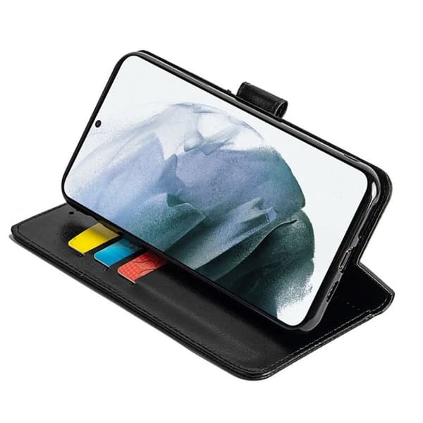 Wallet cover 3-kort til Samsung Galaxy S25 Plus - Sort