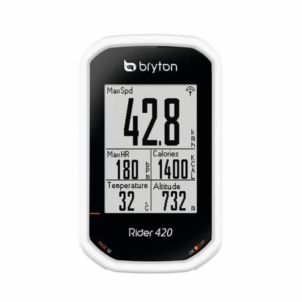 Silikone cover til Bryton Rider 420 E - Hvid