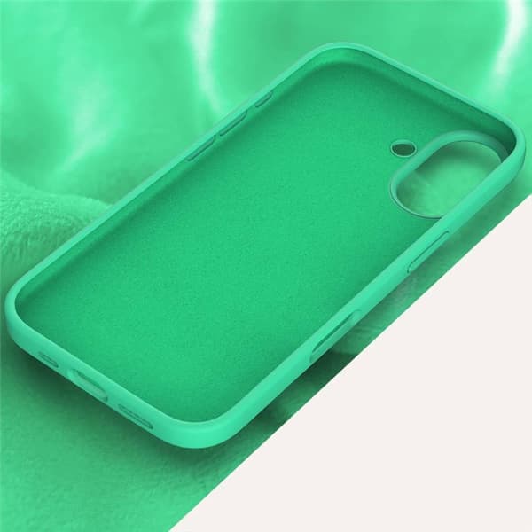 Liquid silikon deksel til Apple iPhone 16 Plus - Spearmint