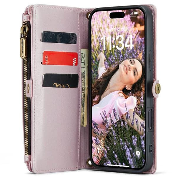 CaseMe mobildeksel C36 til Apple iPhone 16 Pro - Rosa