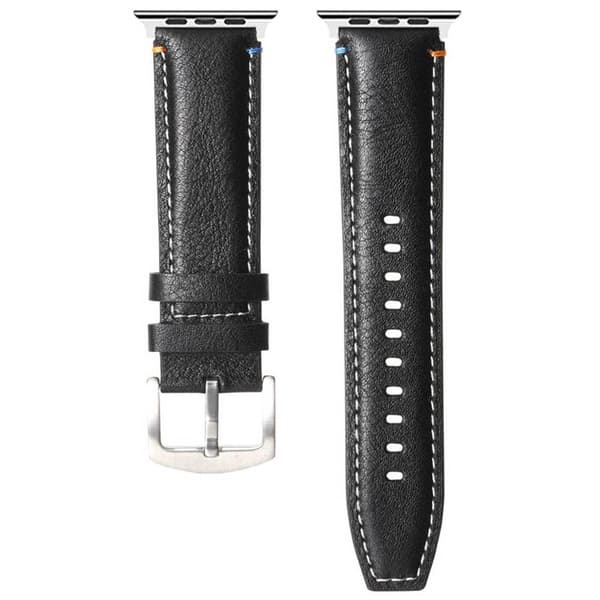 LÃ¦derurrem til Apple Watch SE 3 (44mm) - Onyx black
