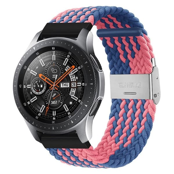 Flettet Elastisk urrem til Samsung Galaxy Watch 46mm - bluepowde