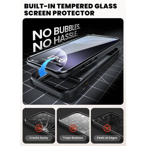 i-Blason Ares Flip deksel til Apple iPhone 17 Pro Max - Black