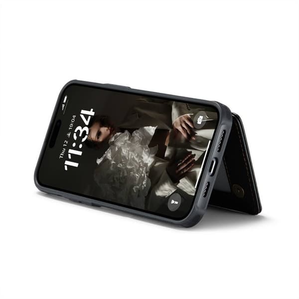 CaseMe mobilcover C22 til Apple iPhone 16 - Sort
