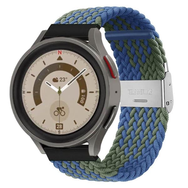 Flettet Elastisk urrem til Samsung Galaxy Watch 5 Pro (45mm) -