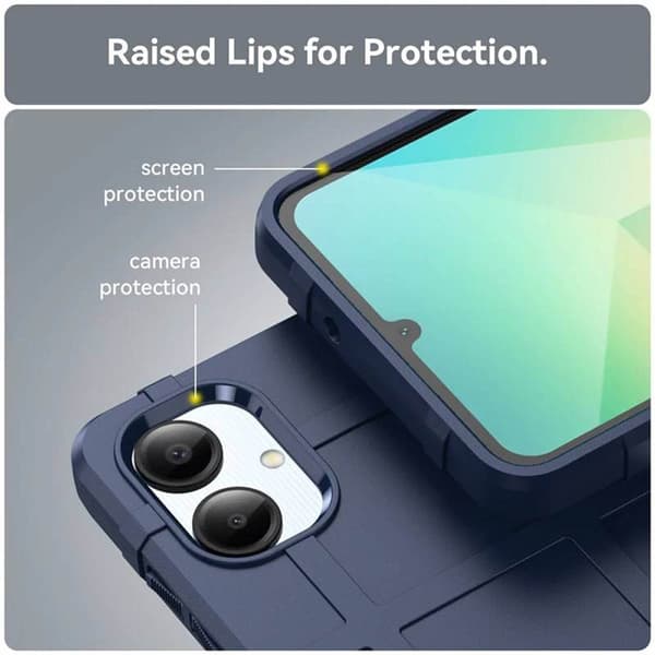 Rugged Shield cover til Samsung Galaxy A06 - Blå
