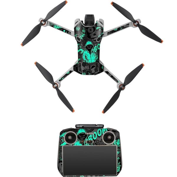 Sunnylife Sticker kit til DJI Mini 4 Pro og til DJI RC 2 - Cap