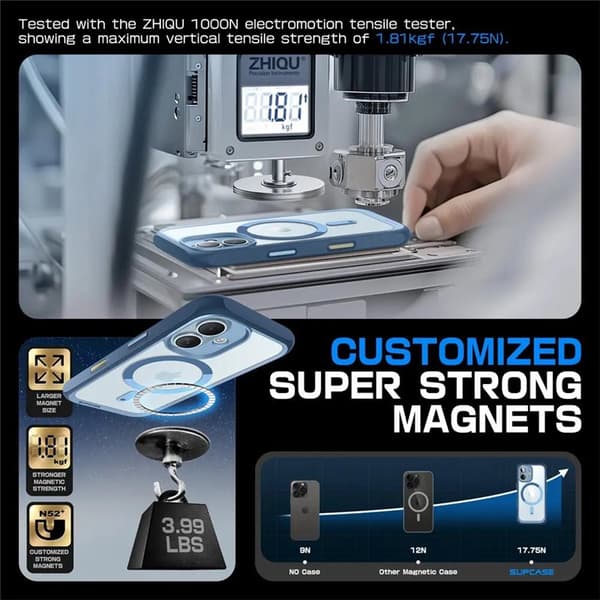 SUPCASE UB Mag cover til Apple iPhone 16 - Azure