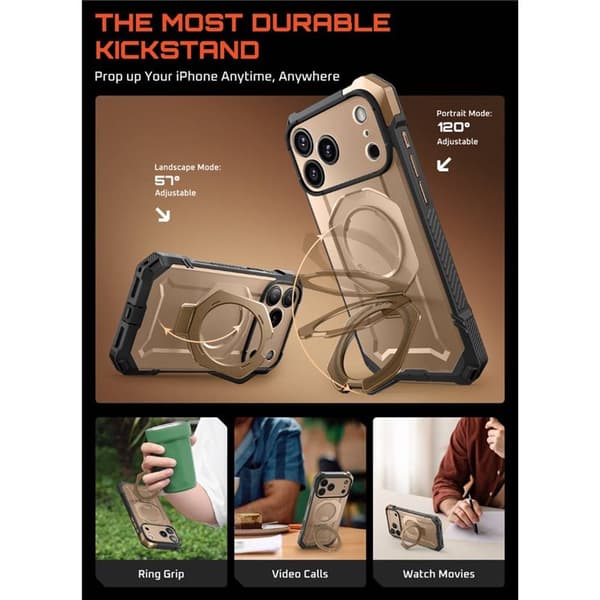 SUPCASE UB Grip deksel til Apple iPhone 17 Pro Max - Desert