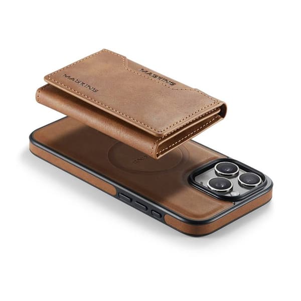DG-Ming Magking K2 2i1 deksel til Apple iPhone 16 Pro Max - Brun