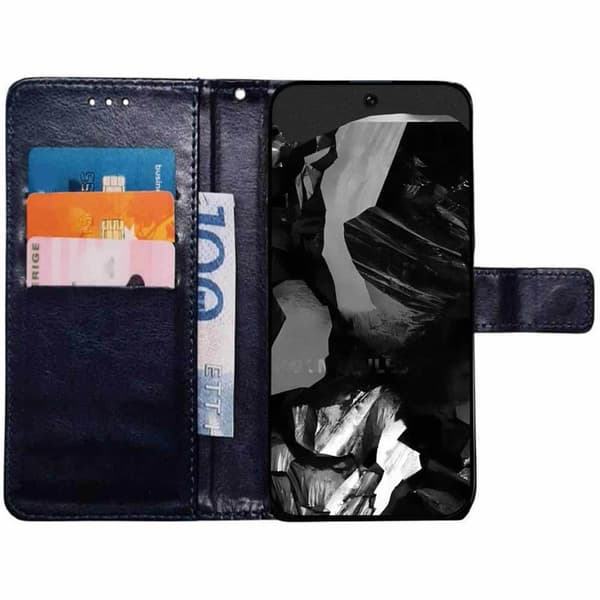 Wallet cover 3-kort til Google Pixel 9 - Mørkeblå