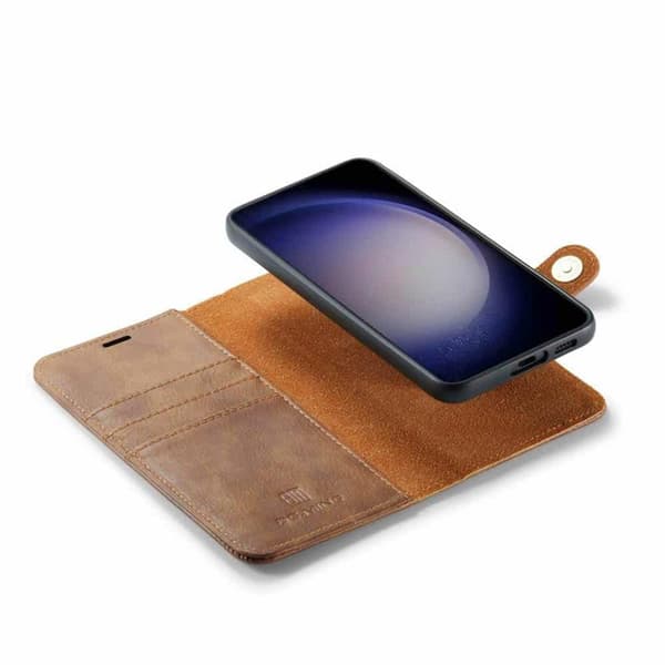 Wallet DG-Ming 2i1 til Samsung Galaxy S24 Plus - Brun