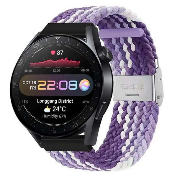 Flettet Elastisk urrem til Huawei Watch 3 Pro (48mm) - gradientp