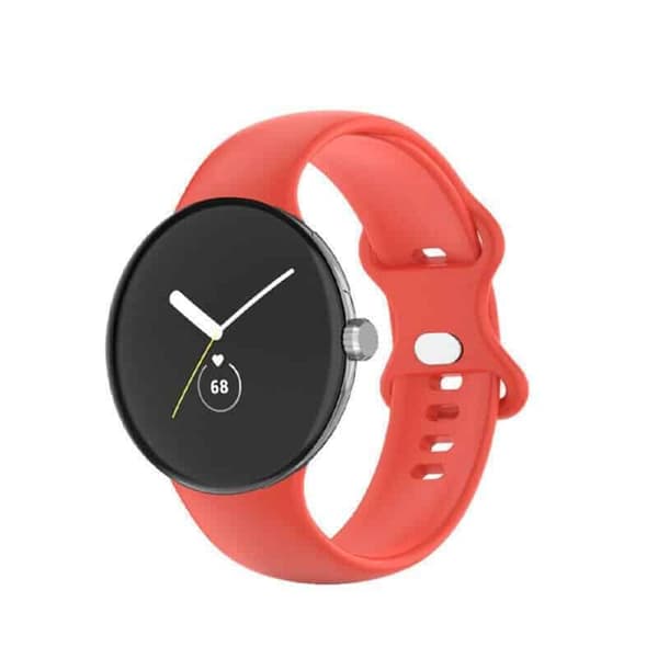 Sport Kellon ranneke Google Pixel Watch - Punainen