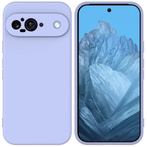 Liquid silikone cover til Google Pixel 9 - Lavender