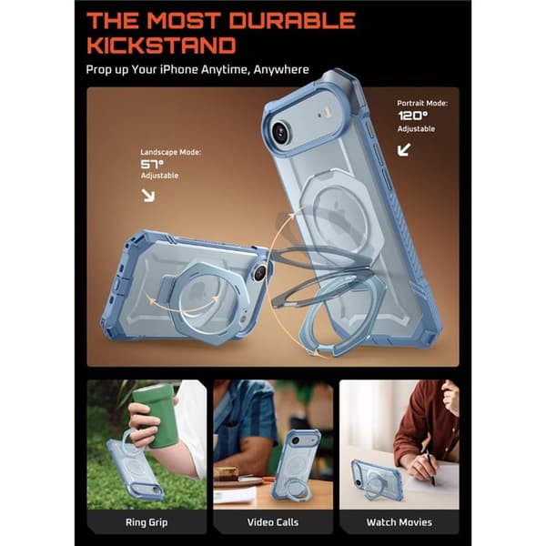SUPCASE UB Grip cover til Apple iPhone Air - Arctic
