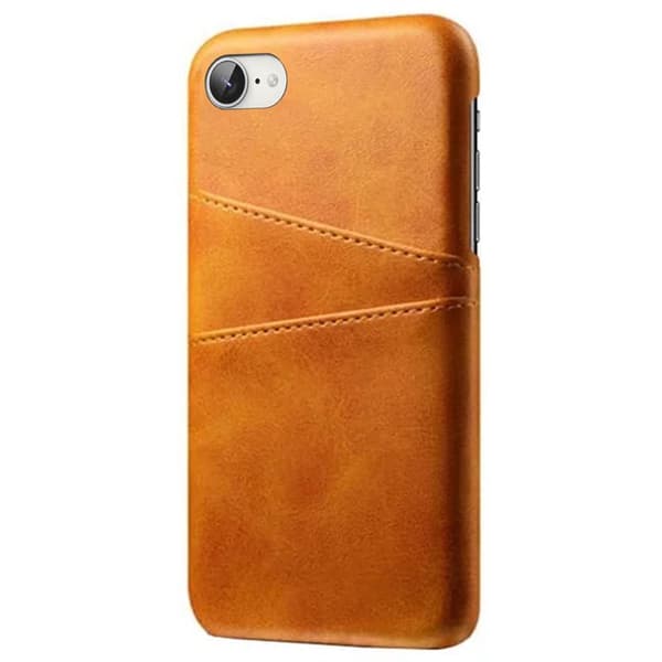 Retro cover med slots til Apple iPhone 16e - Gul