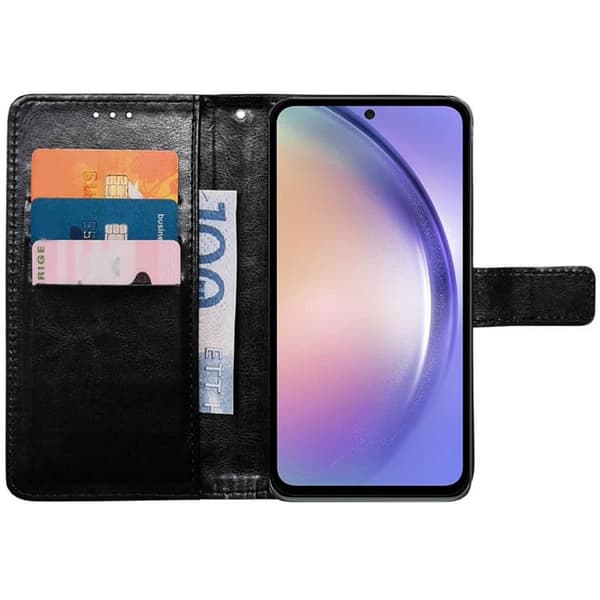 Lommebokdeksel 3-kort til Samsung Galaxy A54 5G - Sort