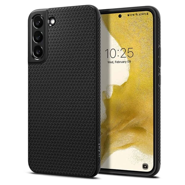 Spigen Liquid Air cover til Samsung Galaxy S22 - Sort
