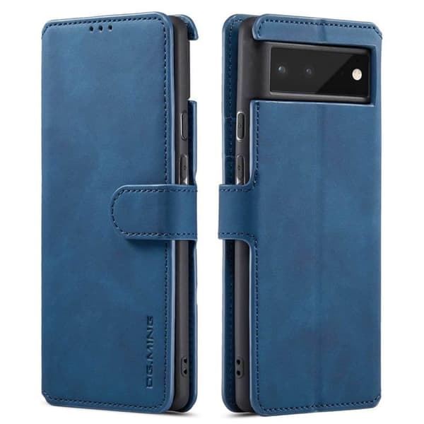 DG-Ming Wallet cover 3-kort til Google Pixel 6 - Blå