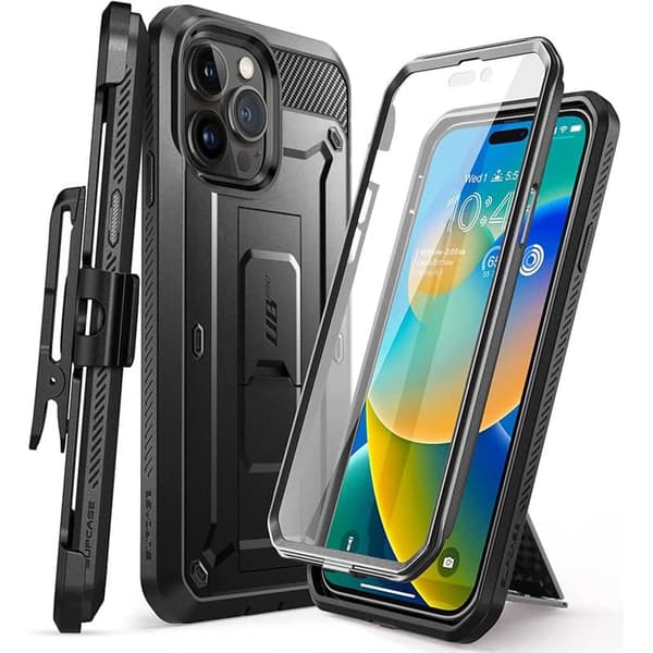 SUPCASE UB Pro kotelo Apple iPhone 14 Pro Max - Musta