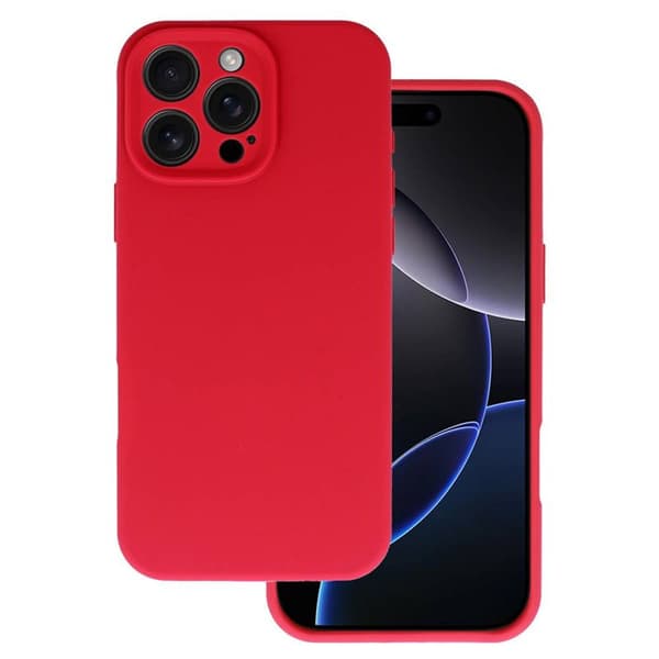 Silicone Lite Case till Apple iPhone 16 Pro - Raspberry
