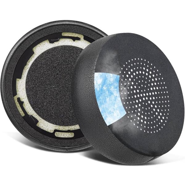 Ãrepuder Gel til Jabra Evolve 75 MS - Sort