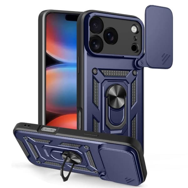 Jazz 3i1 deksel til Apple iPhone 18 Pro Max - Blå