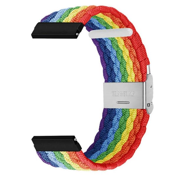 Flettet Elastisk urrem til Garmin Forerunner 255 - Pride