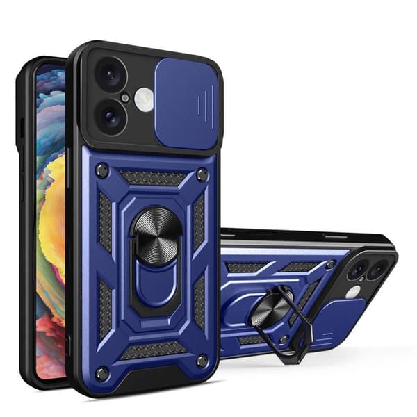 Jazz 3i1 deksel til Apple iPhone 16 Plus - BlÃ¥