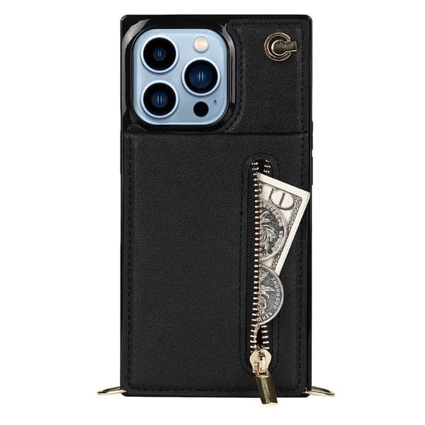 Zipper halskÃ¦de etui til Apple iPhone 13 Pro Max - Sort