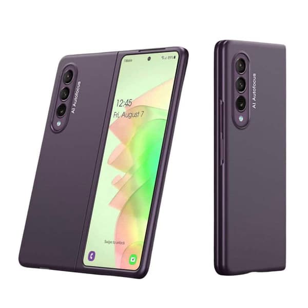Hardt deksel til Samsung Galaxy Z Fold 4 - Mørklilla