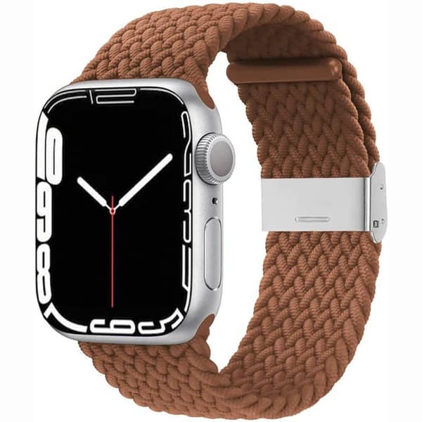 Flettet Urrem til Apple Watch 7 (41mm) - Brown