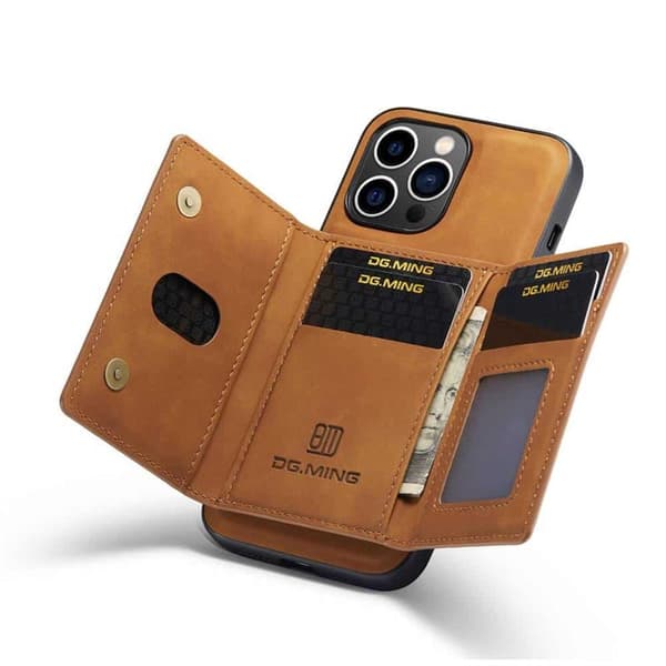 DG-Ming M2 skal till Apple iPhone 15 Pro Max - Brun