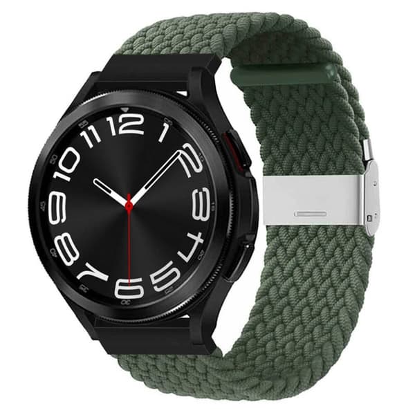 Flettet Elastisk urrem til Samsung Galaxy Watch 6 Classic