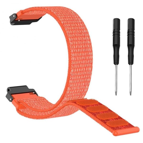 Nylon urrem til Garmin Forerunner 735XT -Orange