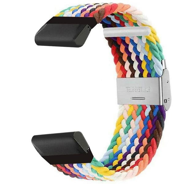 Flettet Urrem til Garmin Forerunner 945 - Pride Edition