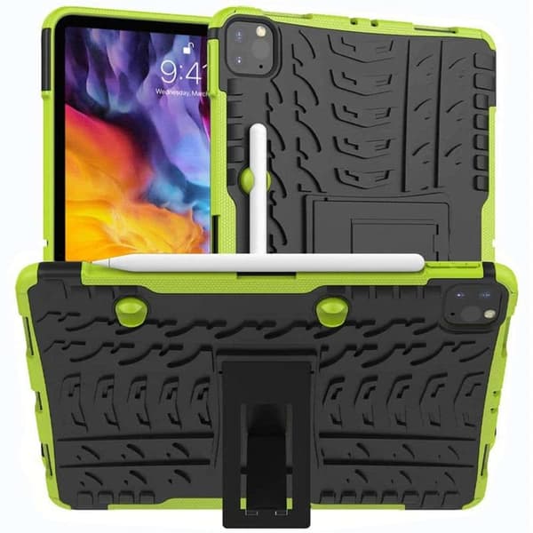 Tabletin kotelo jalustalla Apple iPad Pro 11 (2020) - Vihreä