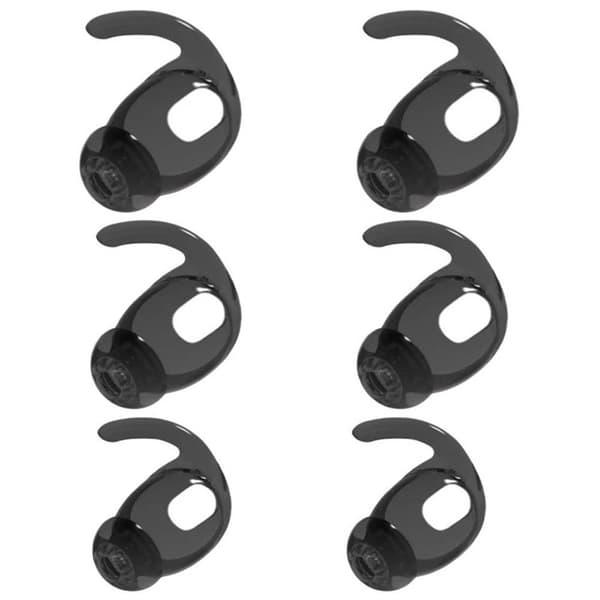 3-par TPE Ear Hooks til Apple AirPods Pro (Gen3) - Sort