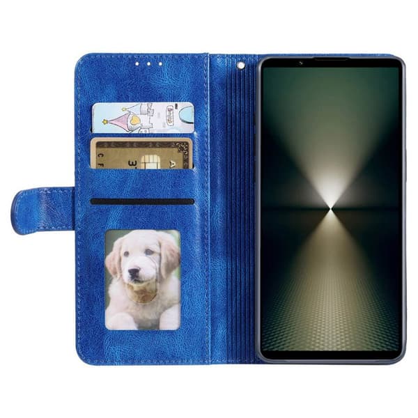 Tegnebogscover 6-kort til Sony Xperia 1 VI - BlÃ¥