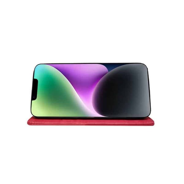 Lommebokdeksel 3-kort til Apple iPhone 14 - Rosa