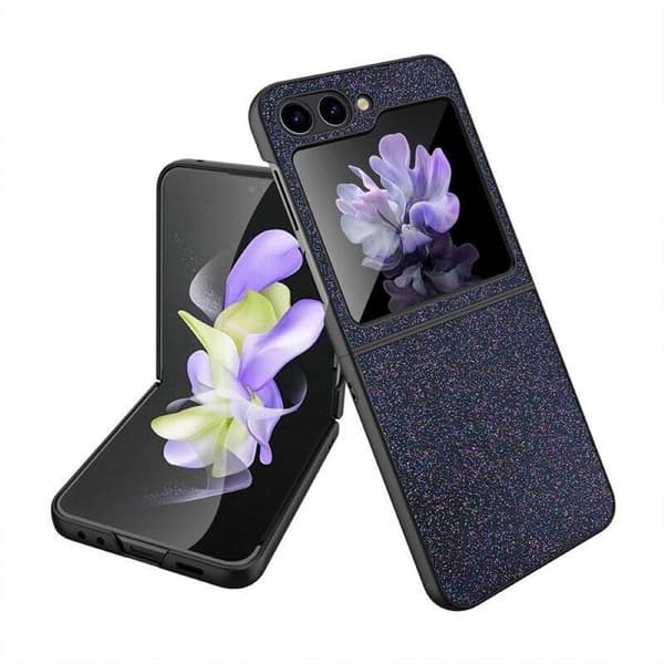 Glitter Case til Samsung Galaxy Z Flip 5 - Sort