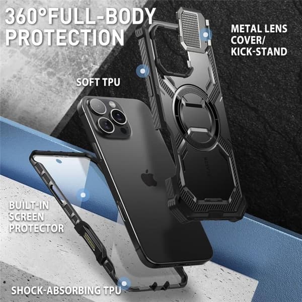 i-Blason Armorbox cover til Apple iPhone 16 Pro - Sort