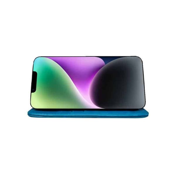 PlÃ¥nboksfodral 3-kort till Apple iPhone 14 Plus - LjusblÃ¥