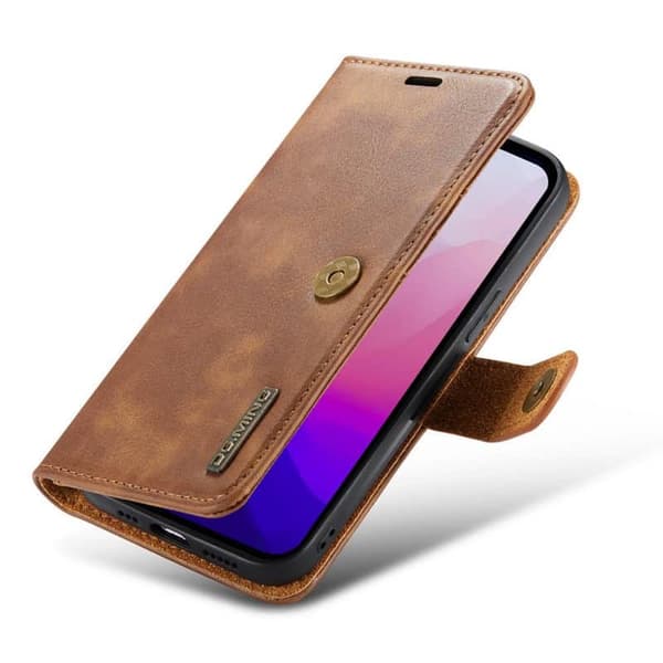 Wallet DG-Ming 2i1 til Apple iPhone 14 Plus - Brun