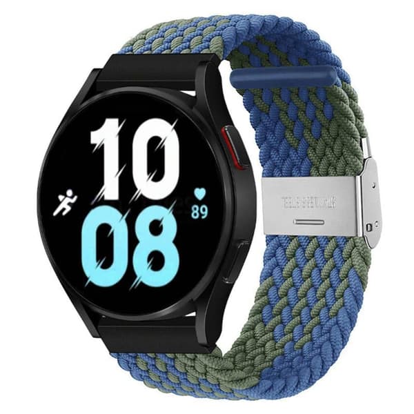 Flettet Elastisk urrem til Samsung Galaxy Watch 5 (44mm) - blÃ¥g