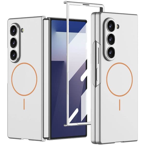 GKK MagCore 3i1 deksel til Samsung Galaxy Z Fold 7 – Silver