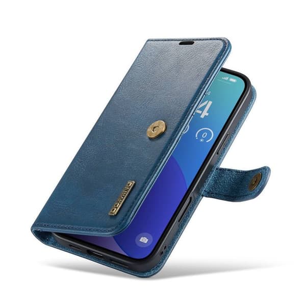 Wallet DG-Ming 2i1 til Apple iPhone 16 Pro - BlÃ¥